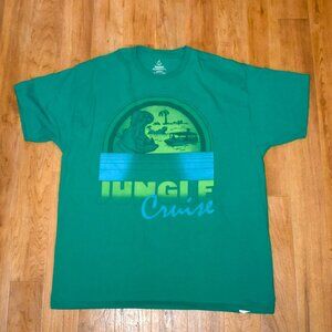 Disney Parks Green Jungle Cruise Short Sleeve T-Shirt‎ Sz 2XL